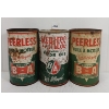 Image 3 : LOT OF 3 - B/A PEERLESS MOTOR OIL QT CANS - INCL BOWTIE