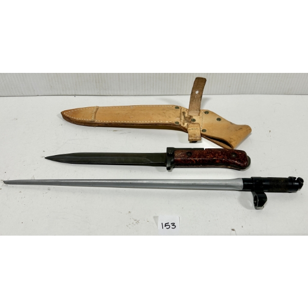 LOT OF 2 - VZ-58 & SKS BAYONETS