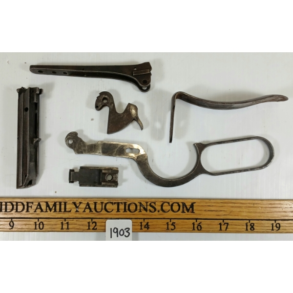 LOT OF 6 - WINCHESTER 1876 LEVERS & MISC. PARTS