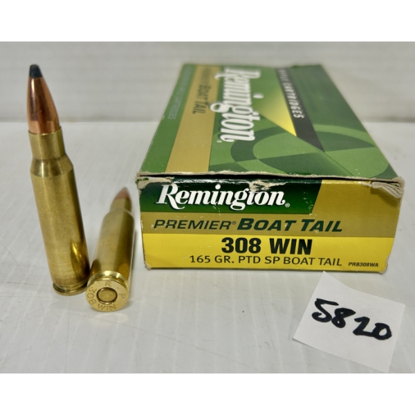 AMMO: 20X REMINGTON .308 WIN 165GR. SP