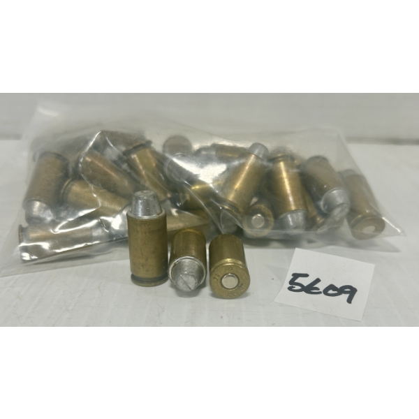 AMMO: APPROX 30X .45 ACP - RELOADS