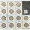 Image 2 : LOT OF 14 - 1970-1981 CDN 50 CENT COINS
