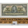 Image 1 : 1937 CDN $20 BANKNOTE