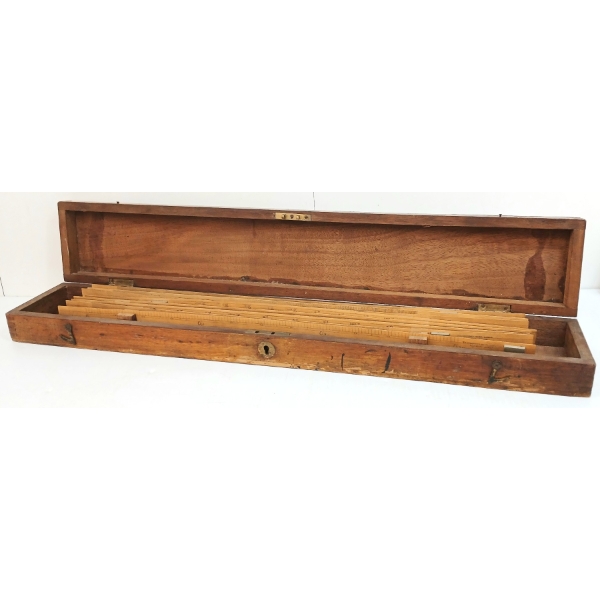 RAILROAD & HIGHWAY MEASURERS W/ CASE - CIRCA 1880-1910