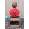 Image 5 : LITTLE BOY FISHING - CONCRETE STATUE