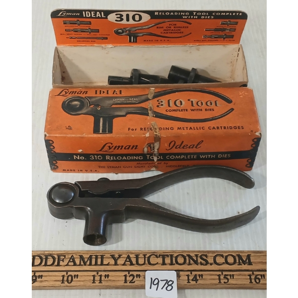LYMAN IDEAL 310 RELOADING TOOL W/ .45-70CAL DIES