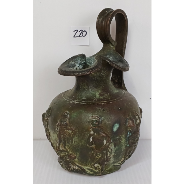 19TH CENTURY GRAND TOUR SOUVENIR BRONZE VESSEL