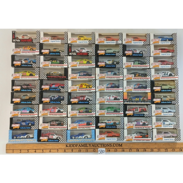 LOT OF 54 - RACING COLLECTIBLES DIECAST MODELS - #68 COUNTRY TIME, #26 QUAKER STATE, ETC