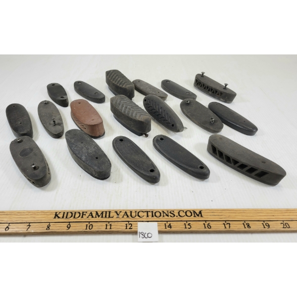 LOT OF 18 - RUBBER RECOIL PADS