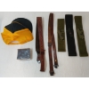 Image 2 : JOB LOT - U.S. EAGLE WEB GEAR, LEATHER SLINGS, U.S. 82ND SUSTAINMENT BRIGADE PATCHES & POLICE CAP