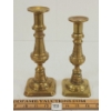 Image 2 : LOT OF 2 - BRASS CANDLESTICK HOLDERS