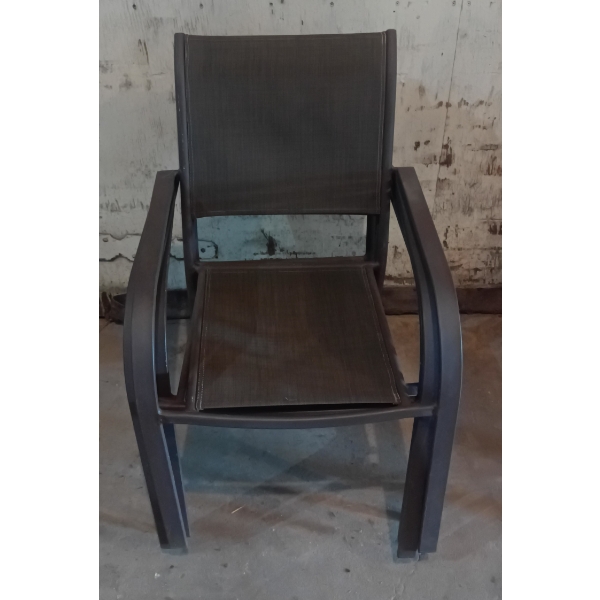 SET OF 4 - CAST ALUM PATIO CHAIRS 
