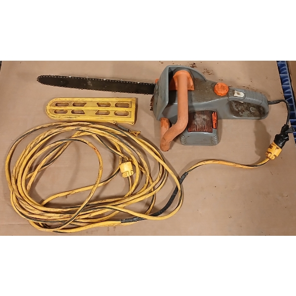 REMINGTON ELECTRIC CHAINSAW W/ EXTENSION CORD