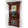1860 BIRGE, PECK & CO. COLUMN CORNICE 8 DAY CLOCK