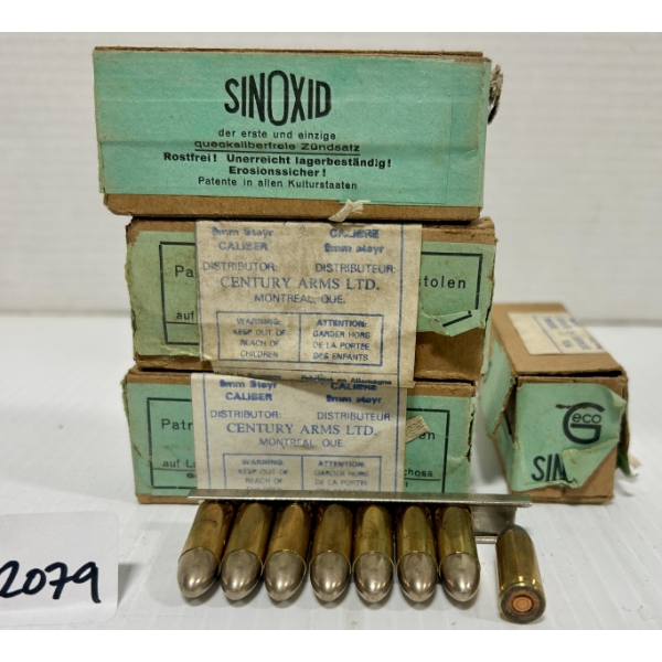 AMMO: 64X GECO 9 MM STEYR - FMJ - ON CLIPS