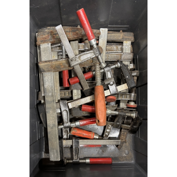 JOB LOT OF MISC CLAMPS