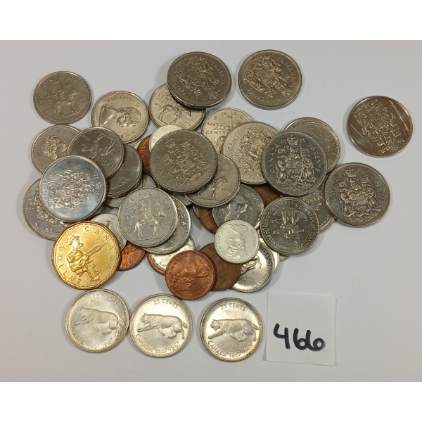 QTY OF CDN COINS - INCL 1967 & 1973, ETC.