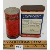 Image 3 : LOT OF 2 - DOMINION ROYAL AUTOPOCKET REPAIR KIT TIN & RUSTEND CHROMIUM & NICKEL CLEANER
