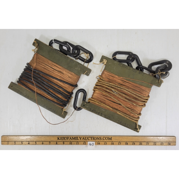 LOT OF 2 - 1943-45 HORIZONTAL AERIALS