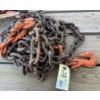 Image 2 : LOT OF 5 - 4 X BINDERS & 28 FOOT CHAIN