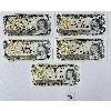 Image 1 : LOT OF 5 - 1973 CDN $1 BANKNOTES - INCL SEQUENTIAL