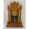 Image 1 : 1891 E. INGRAHAM "SHEKEL" PARLOR OAK SHELF CLOCK
