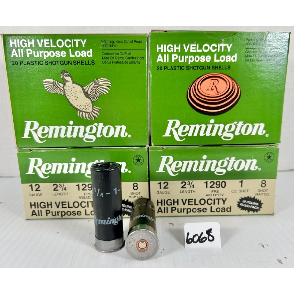 AMMO: 80X REMINGTON 12 GA 2-3/4 IN - #8