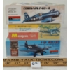 Image 4 : LOT OF 3 - MONOGRAM WAR PLANE MODEL KITS - INCL F-6F HELLCAT & CORSAIR F4U-4