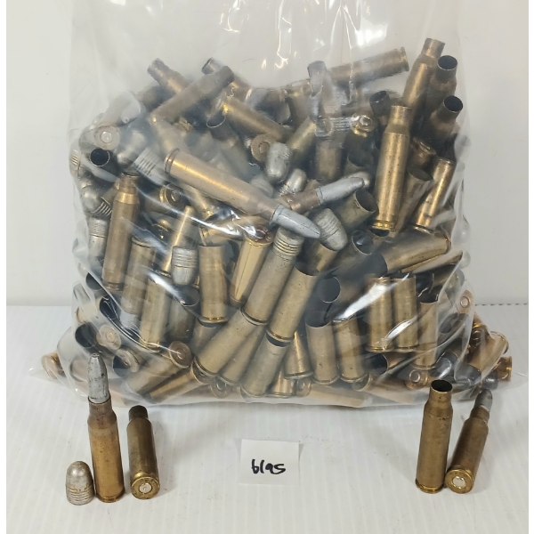 AMMO / BRASS / BULLETS: QTY OF MISC RNDS - INCL .308 WIN, ETC - 15LBS