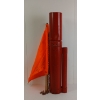 Image 4 : RAILROAD ENGINEER'S FLAG & FLARE CASE - INCL FLAG