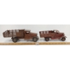 Image 2 : LOT OF 2 - PRESSED STEEL STAKE TRUCKS - INCL METALCRAFT WESTON'S