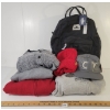 Image 1 : LOT OF 7 - MEN'S SWEATSHIRTS, HOODIES, HATS & MASSEY TRAIL PACK - MFG PENFIELD, POLER, INSIGHT, ETC