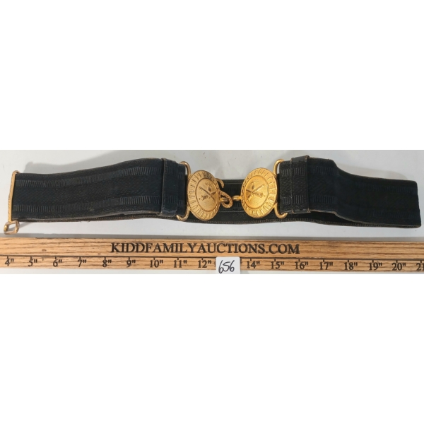 FRENCH ARTILLERY SNAKE BUCKLE BELT