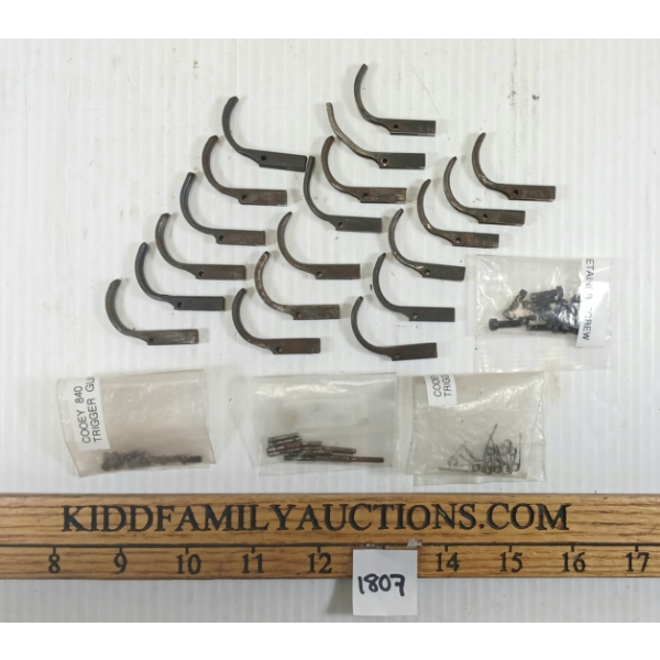 QTY OF COOEY 840 TRIGGER PARTS - INCL TRIGGER SPRING & GUARD SCREW, ETC
