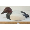 Image 3 : 1987 CANVASBACK REDHEADED DECOY DUCK