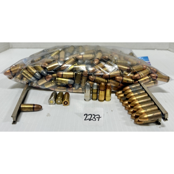 AMMO: APPROX 350X MIXED 9 MM LUGER - FMJ & LRN