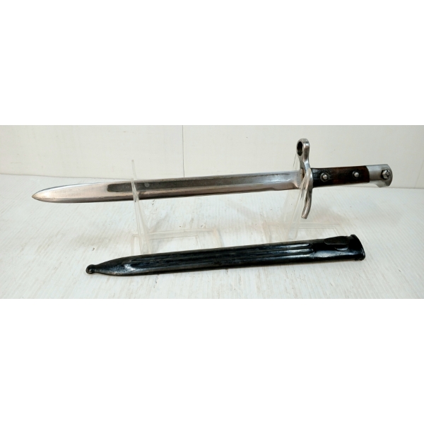 SWISS MODEL 1918 SCHMIDT-RUBIN BAYONET W/ SCABBARD 