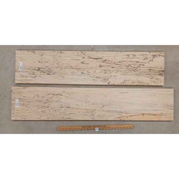 LOT OF 2 - SPALTED MAPLE WOOD BOARDS