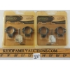 Image 1 : LOT OF 2 - WEAVER SCOPE RINGS - 1IN MED DOVETAIL