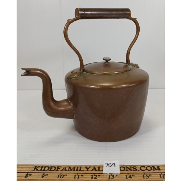 COPPER TEA KETTLE