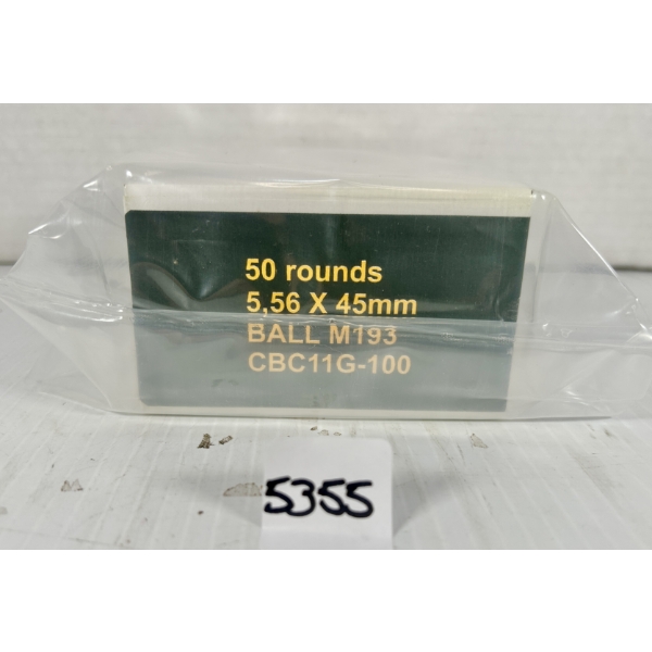 AMMO: 200X 5.56X45 MM NATO - MILITARY FMJ