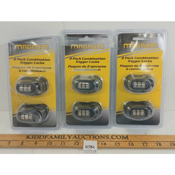 LOT OF 3 - MAGNUM COMBO TRIGGER LOCKS