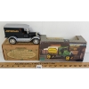 Image 2 : LOT OF 2 - ERTL DIECAST 1923 CHEVY & 1925 JOHN DEERE KENWORTH COIN BANKS