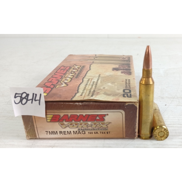 AMMO: 17X BARNES VOR-TX 7MMREM MAG - 160GR