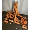 LOT OF 4 - RACHET CHAIN BINDERS