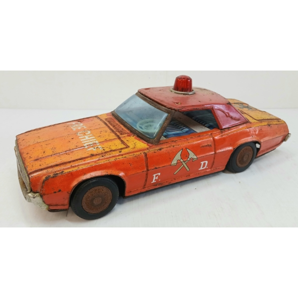 ICHIKO TIN FRICTION FIRE CHIEF CAR