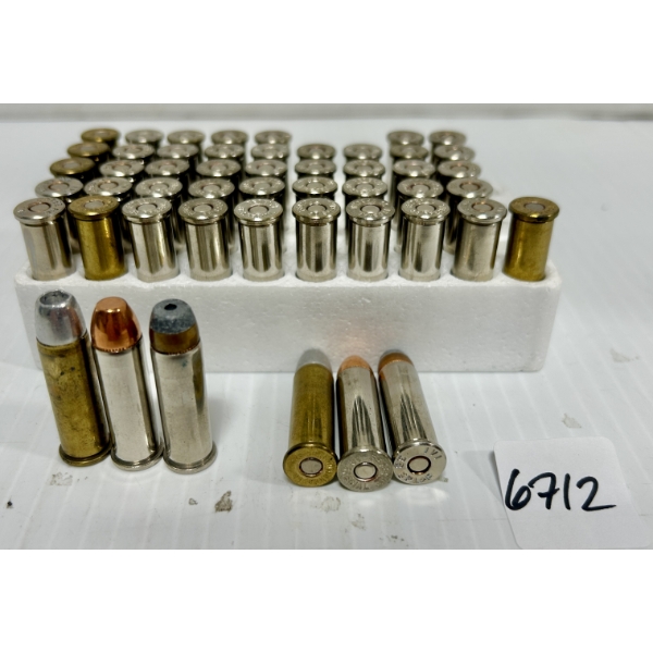 AMMO: 50X .38 SPL - MIXED - INCL RELOADS