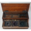 Image 9 : LOT OF 2 - "VICTA" SERIES LOCK BOX W/ KEY &  TRIPLE SET INKWELL