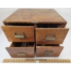 Image 1 : THE H.B. COWPER CO. OAK INDEX CARD CABINET