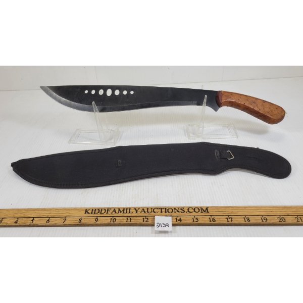 UNMARKED MACHETE W/ SHEATH